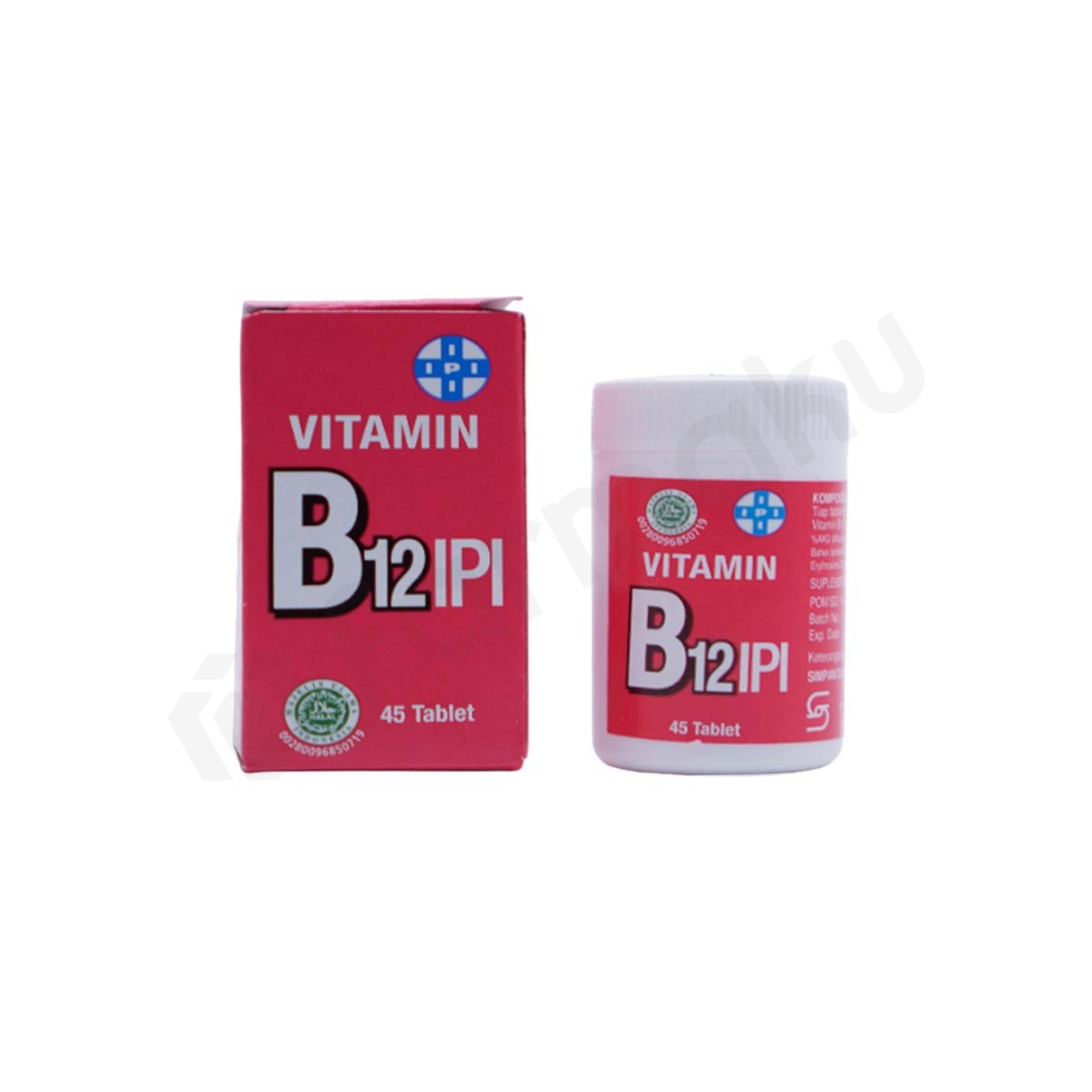 Vitamin B12 Ipi Tablet 1 Botol Isi 45 Tablet (per Pcs)